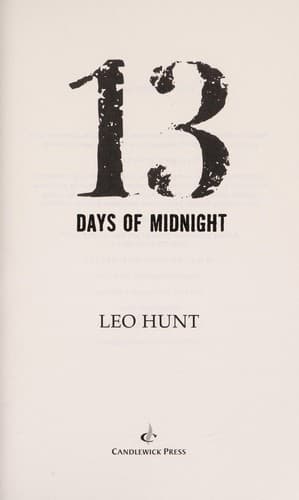 Cover of 13 days of midnight