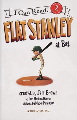 Cover of Flat Stanley at bat