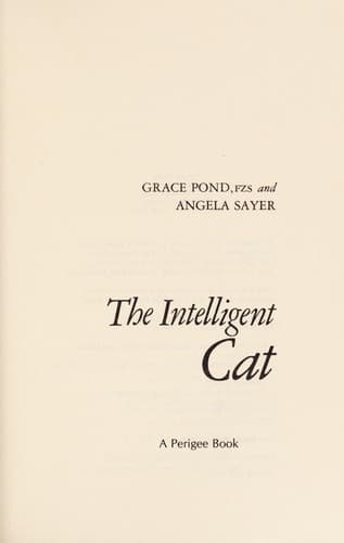 Cover of The intelligent cat