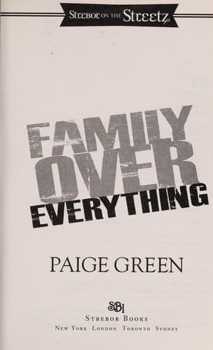 Cover of Family over everything