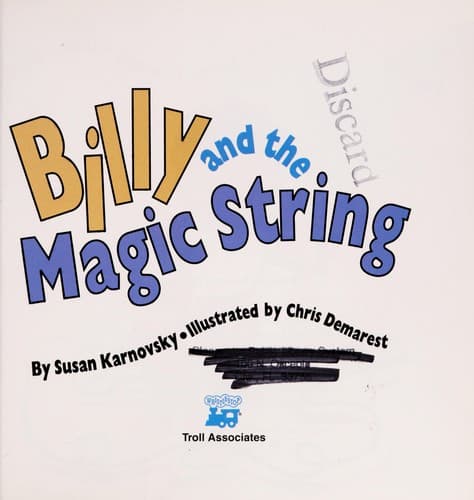 Cover of Billy and the magic string