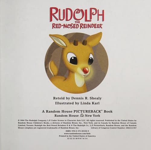 Cover of Rudolph the red-nosed reindeer