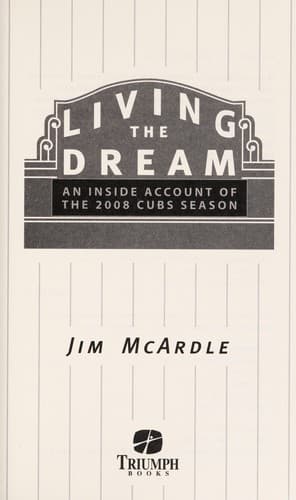 Cover of Living the dream