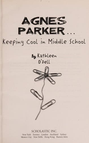 Cover of Agnes Parker-- keeping cool in middle school