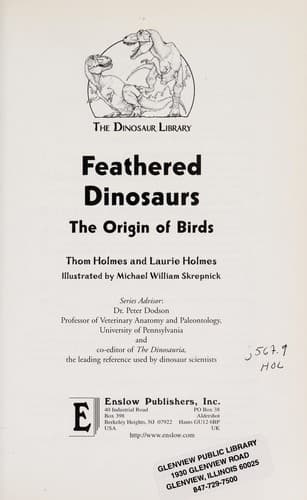 Cover of Feathered dinosaurs