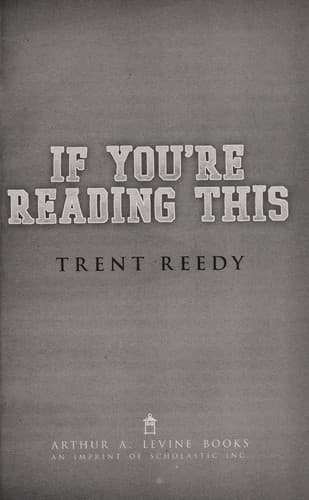 Cover of If you're reading this