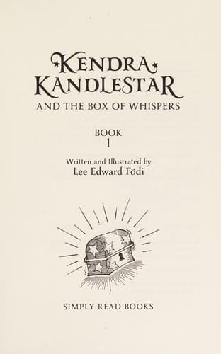 Cover of Kendra Kandlestar and the box of whispers