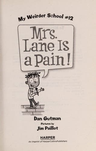 Cover of Mrs. Lane is a pain!