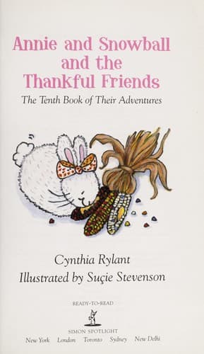 Cover of Annie and Snowball and the thankful friends