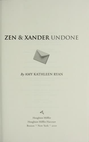 Cover of Zen and Xander undone