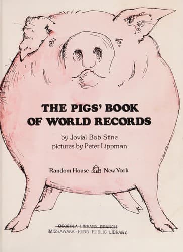 Cover of The pigs' book of world records