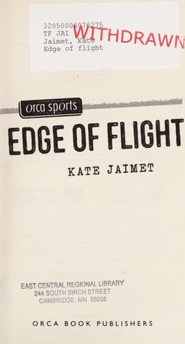 Cover of Edge of flight