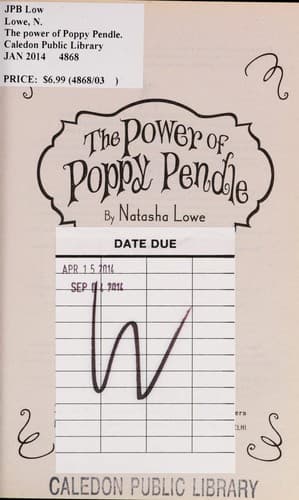 Cover of The power of Poppy Pendle