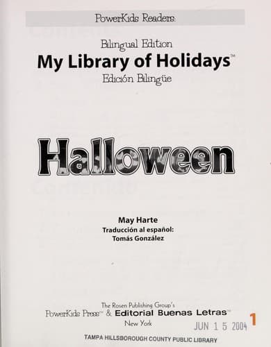 Cover of Halloween =