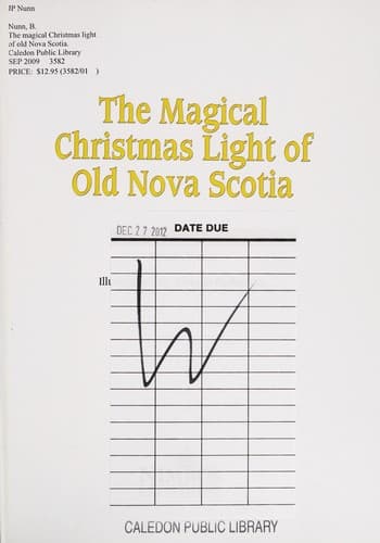 Cover of The magical Christmas lights of old Nova Scotia