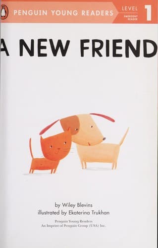 Cover of A new friend
