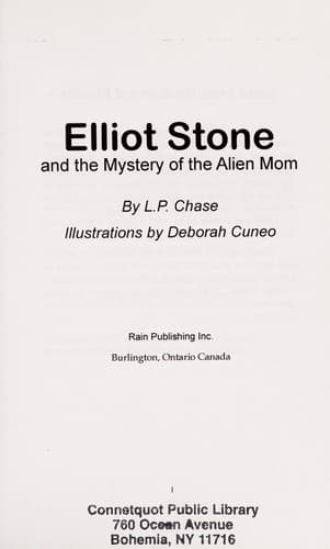 Cover of Elliot Stone and the mystery of the alien mom
