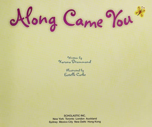 Cover of Along came you