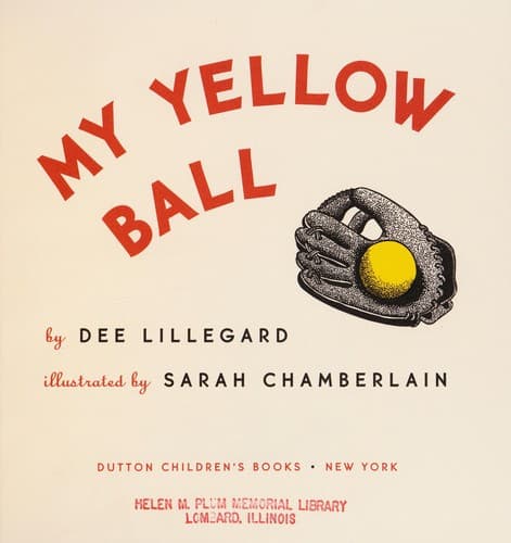 Cover of My yellow ball