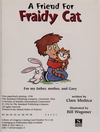 Cover of A friend for Fraidy Cat