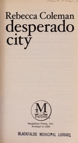 Cover of Desperado city