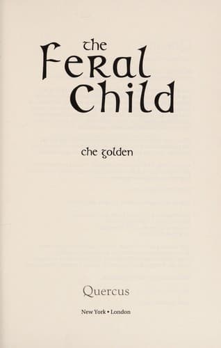 Cover of The feral child