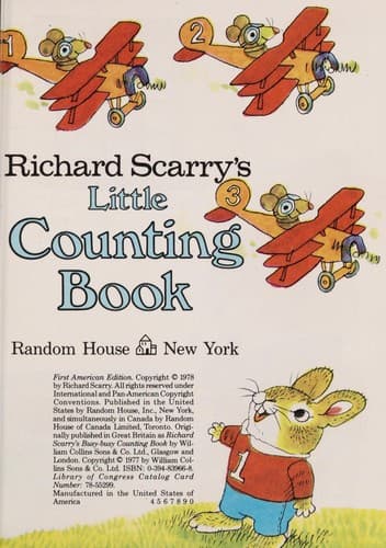 Cover of Richard Scarry's Little counting book