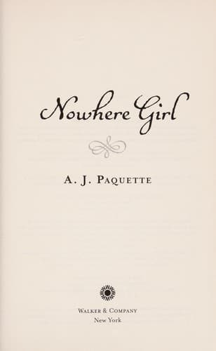 Cover of Nowhere girl