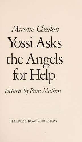 Cover of Yossi asks the angels for help