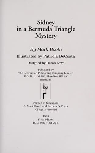 Cover of Sidney in a Burmuda Triangle mystery