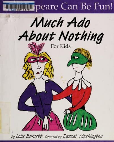 Cover of Much ado about nothing for kids