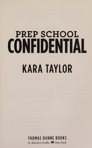 Cover of Prep school confidential