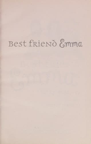 Cover of Best friend Emma