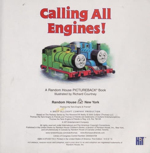 Cover of Calling all engines!