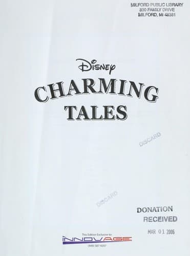 Cover of Disney charming tales