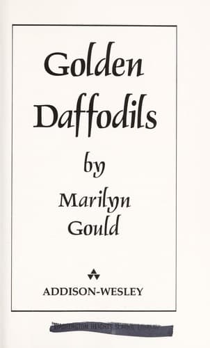 Cover of Golden daffodils