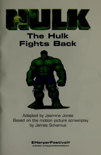 Cover of The Hulk fights back