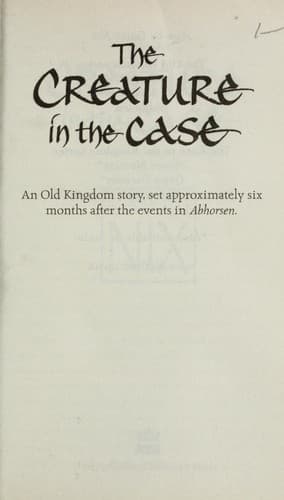 Cover of The creature in the case