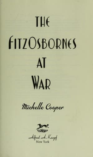 Cover of The FitzOsbornes at war