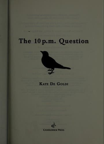 Cover of The 10 p.m. question