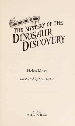 Cover of The mystery of the dinosaur discovery