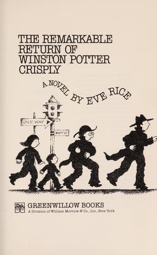 Cover of The remarkable return of Winston Potter Crisply