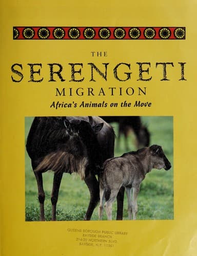 Cover of The Serengeti migration