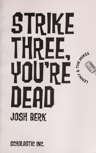 Cover of Strike three, you're dead