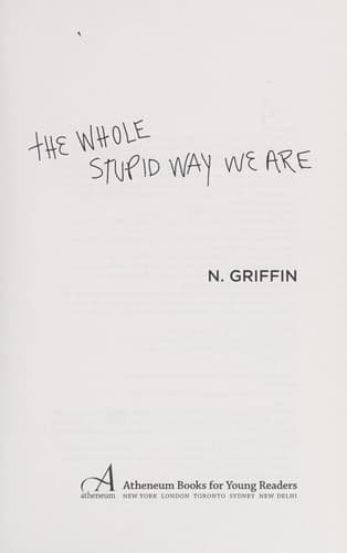 Cover of The stupid way we are