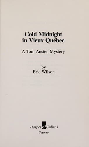 Cover of Cold Midnight in Vieux Québec