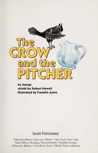 Cover of The Crow and the Pitcher