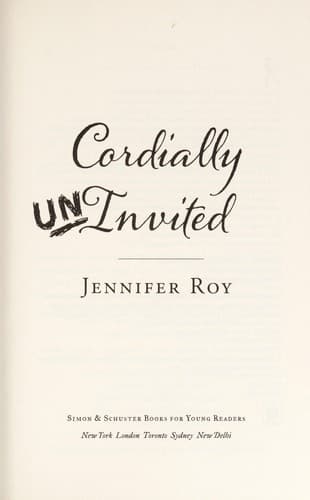 Cover of Cordially uninvited