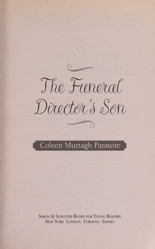 Cover of The funeral director's son