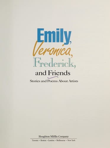 Cover of Emily, Veronica, Frederick and friends